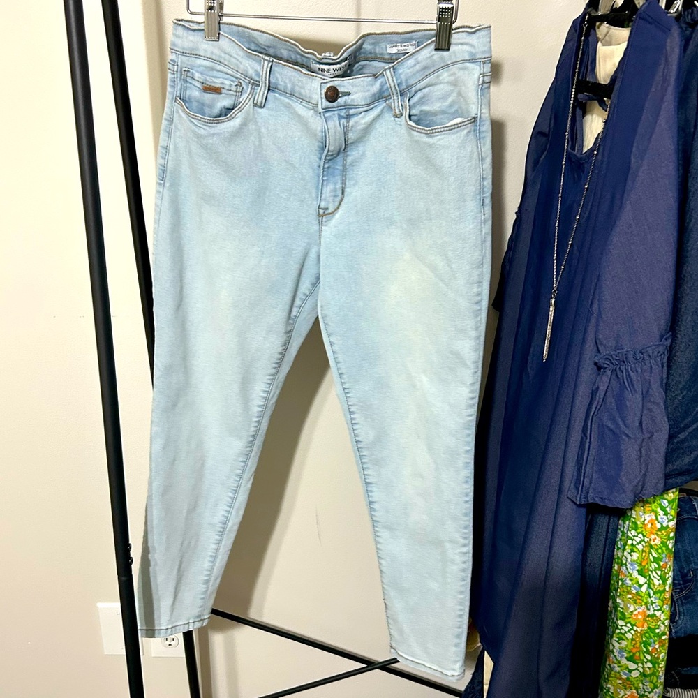 Nine West Light Wash Skinny Jeans